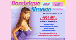 Desktop Screenshot of dominiquesimoneonline.com