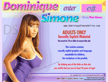 Tablet Screenshot of dominiquesimoneonline.com